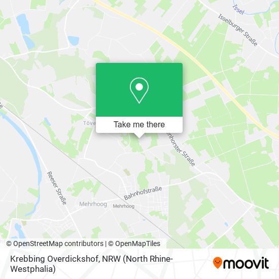 Krebbing Overdickshof map