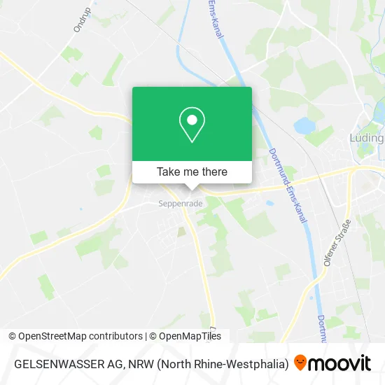 Карта GELSENWASSER AG