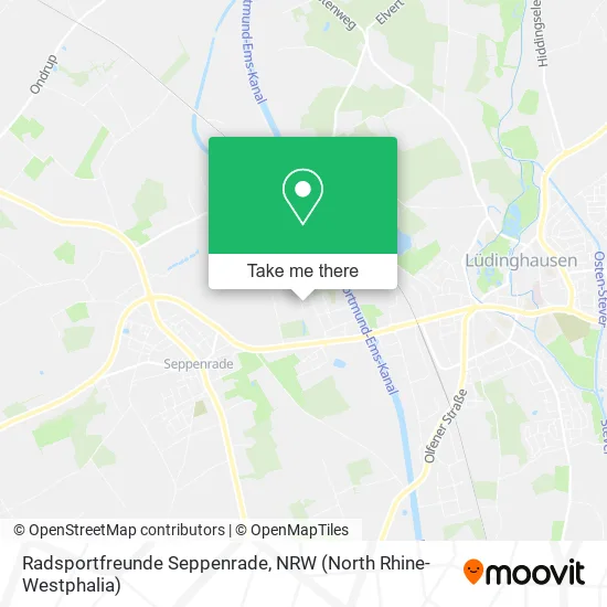 Radsportfreunde Seppenrade map