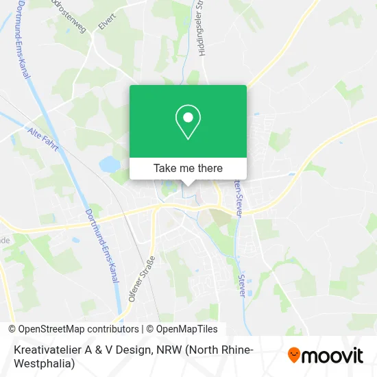 Kreativatelier A & V Design map