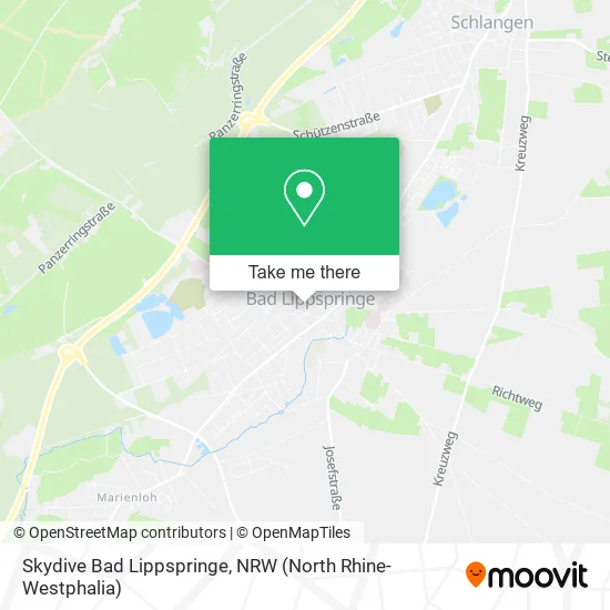 Карта Skydive Bad Lippspringe