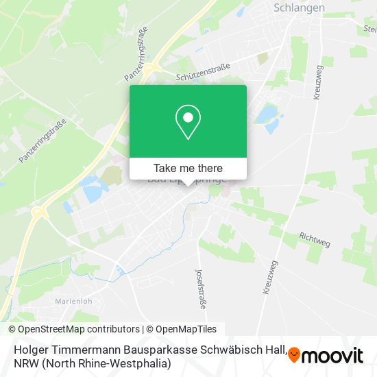 Holger Timmermann Bausparkasse Schwäbisch Hall map