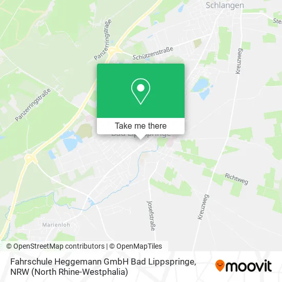 Карта Fahrschule Heggemann GmbH Bad Lippspringe