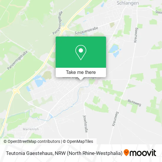 Карта Teutonia Gaestehaus