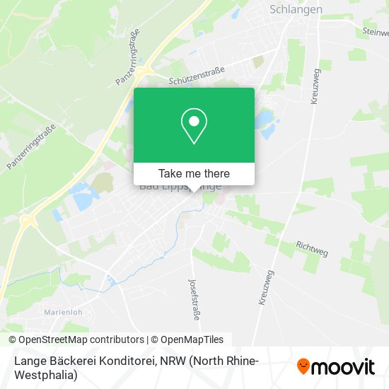 Lange Bäckerei Konditorei map