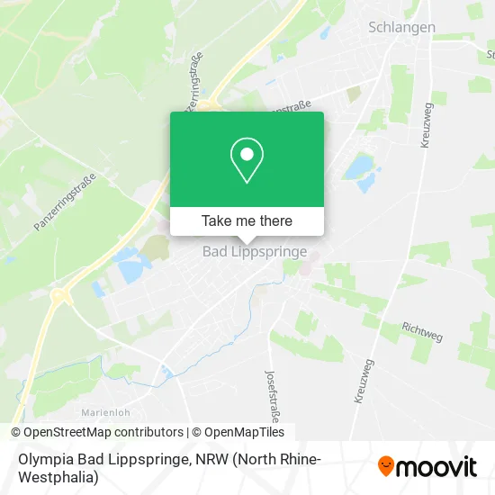 Карта Olympia Bad Lippspringe