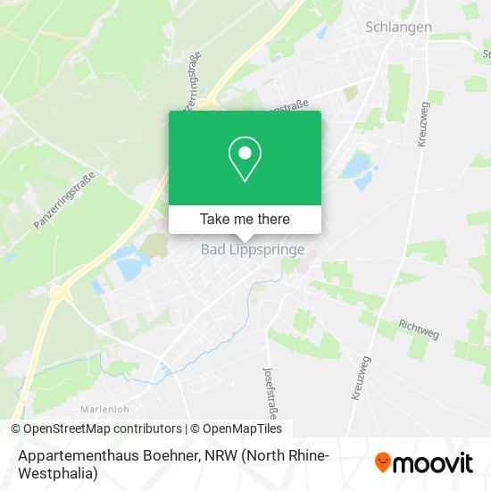 Appartementhaus Boehner map