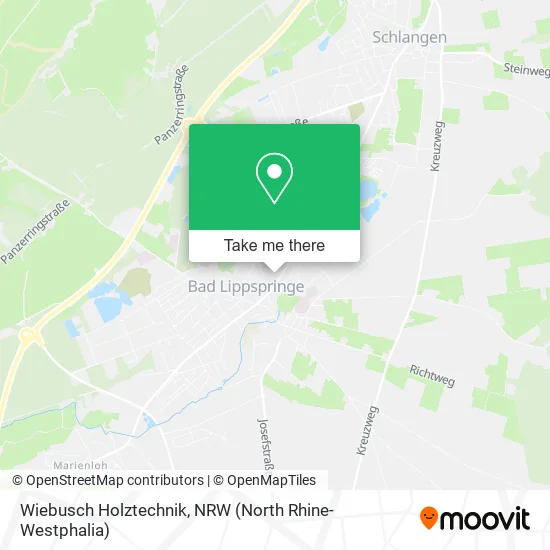 Wiebusch Holztechnik map