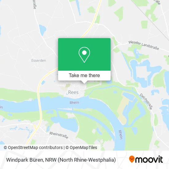 Карта Windpark Büren