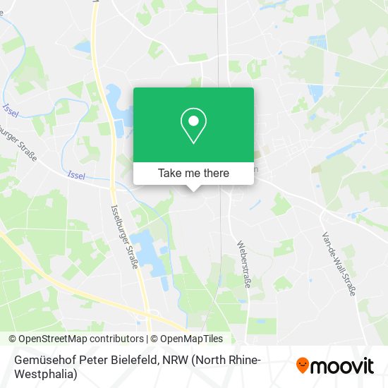 Gemüsehof Peter Bielefeld map