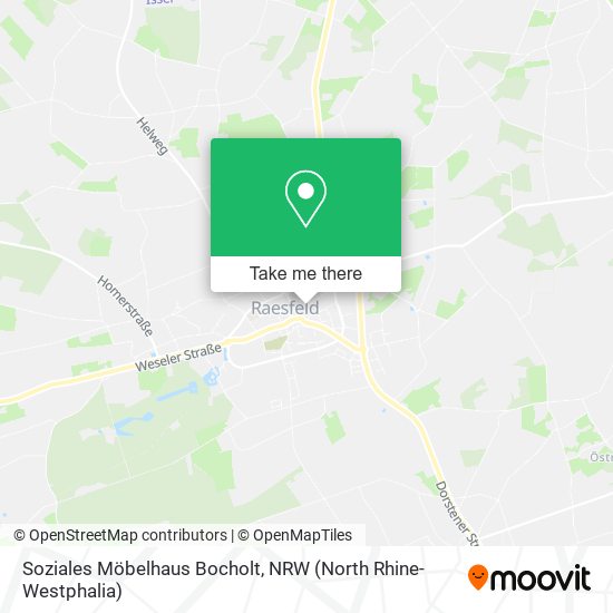 Soziales Möbelhaus Bocholt map