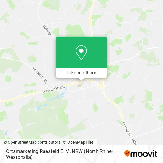 Карта Ortsmarketing Raesfeld E. V.