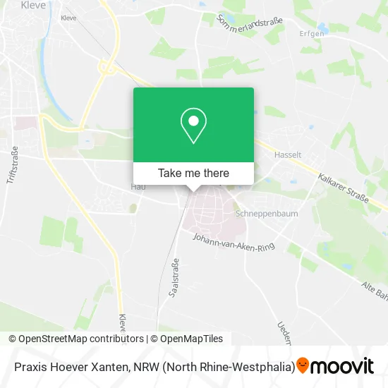 Карта Praxis Hoever Xanten