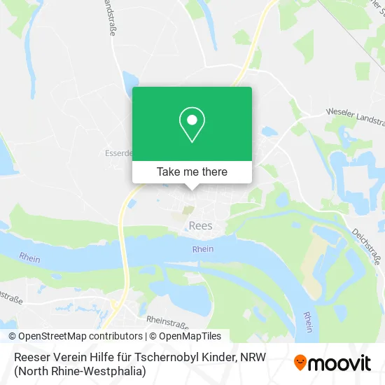 Reeser Verein Hilfe für Tschernobyl Kinder map