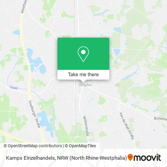 Карта Kamps Einzelhandels
