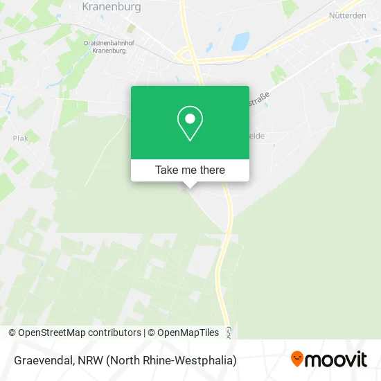 Карта Graevendal