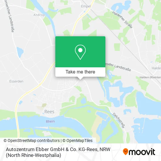 Карта Autozentrum Ebber GmbH & Co. KG-Rees