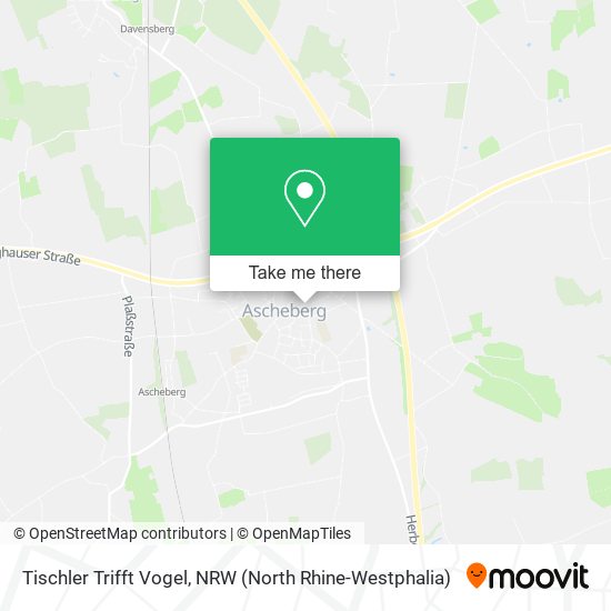 Tischler Trifft Vogel map