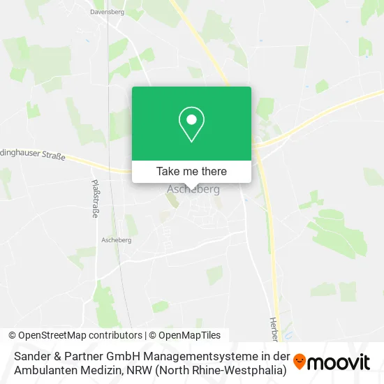 Карта Sander & Partner GmbH Managementsysteme in der Ambulanten Medizin