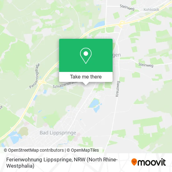 Карта Ferienwohnung Lippspringe