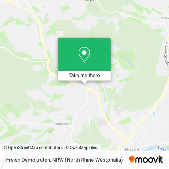 Карта Freien Demokraten