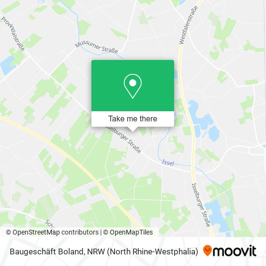 Baugeschäft Boland map