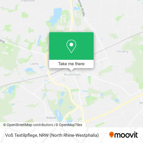 Карта Voß Textilpflege