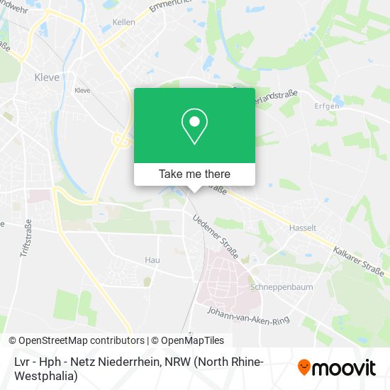 Карта Lvr - Hph - Netz Niederrhein