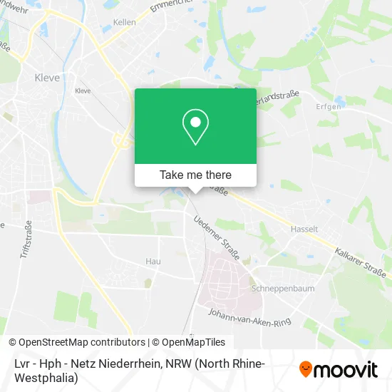 Карта Lvr - Hph - Netz Niederrhein