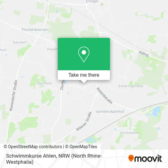 Schwimmkurse Ahlen map