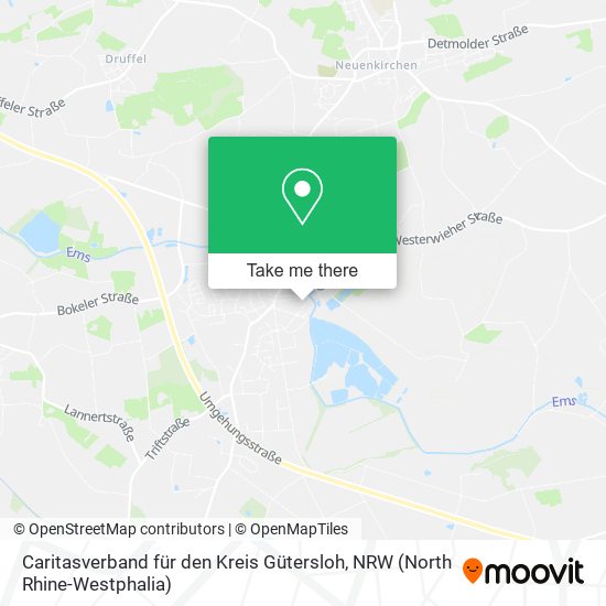 Caritasverband für den Kreis Gütersloh map