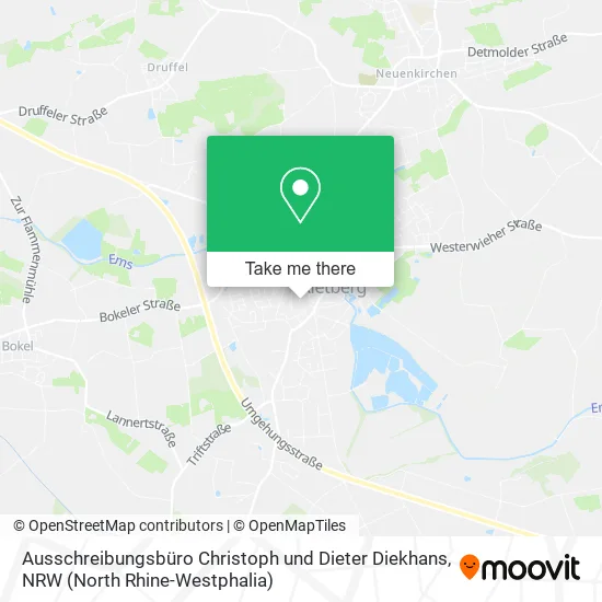Карта Ausschreibungsbüro Christoph und Dieter Diekhans