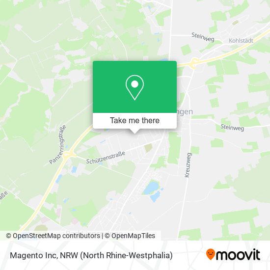 Magento Inc map