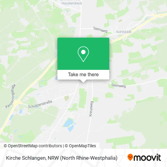 Kirche Schlangen map