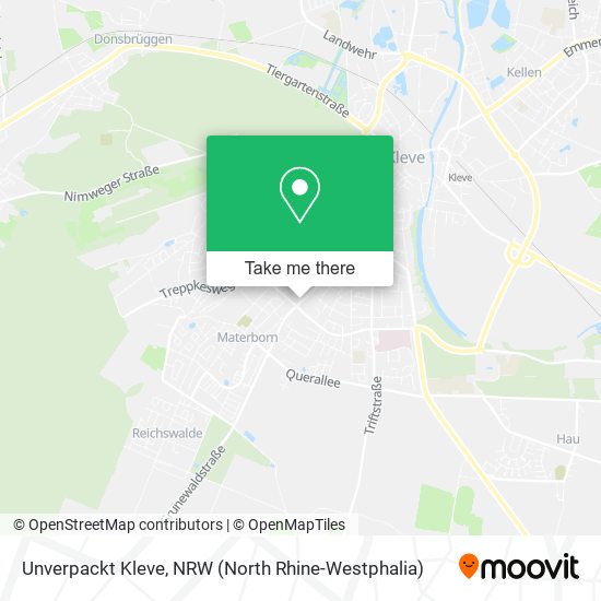 Unverpackt Kleve map