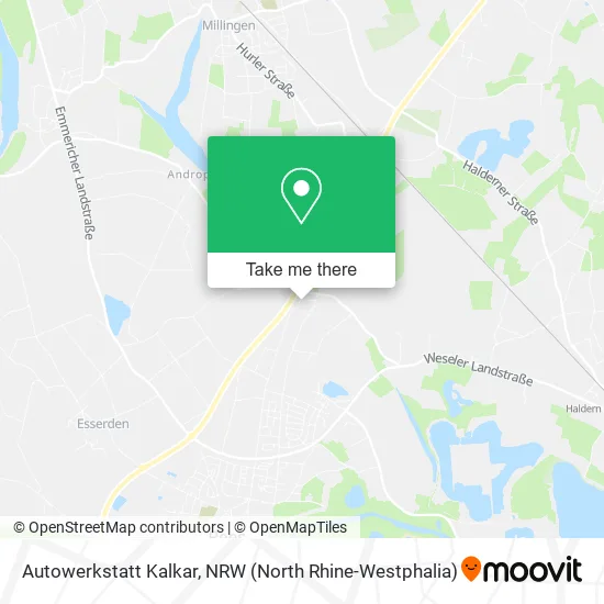 Карта Autowerkstatt Kalkar