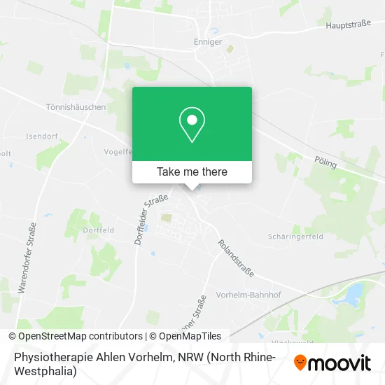 Карта Physiotherapie Ahlen Vorhelm
