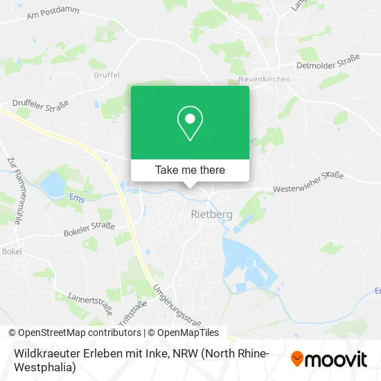 Wildkraeuter Erleben mit Inke map