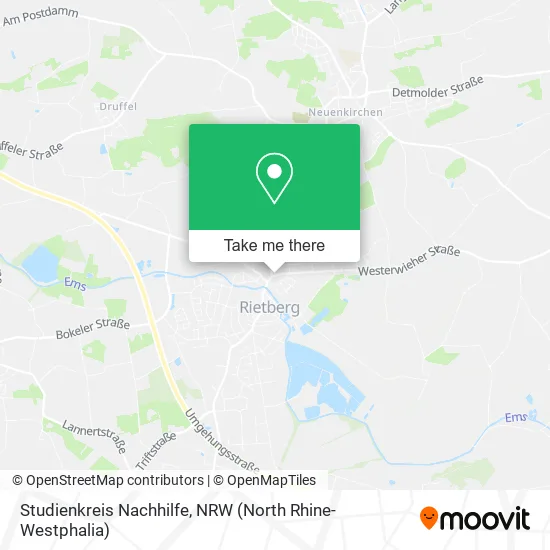 Карта Studienkreis Nachhilfe