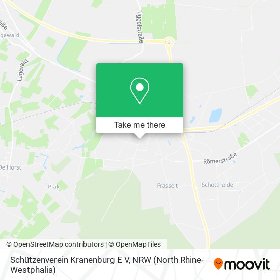 Schützenverein Kranenburg E V map