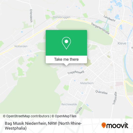 Bag Musik Niederrhein map