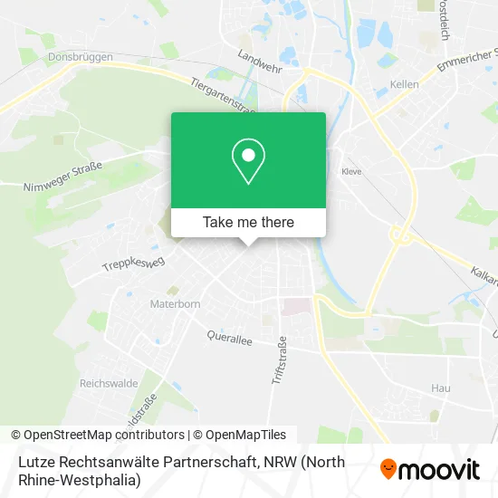 Карта Lutze Rechtsanwälte Partnerschaft
