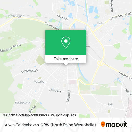 Alwin Caldenhoven map