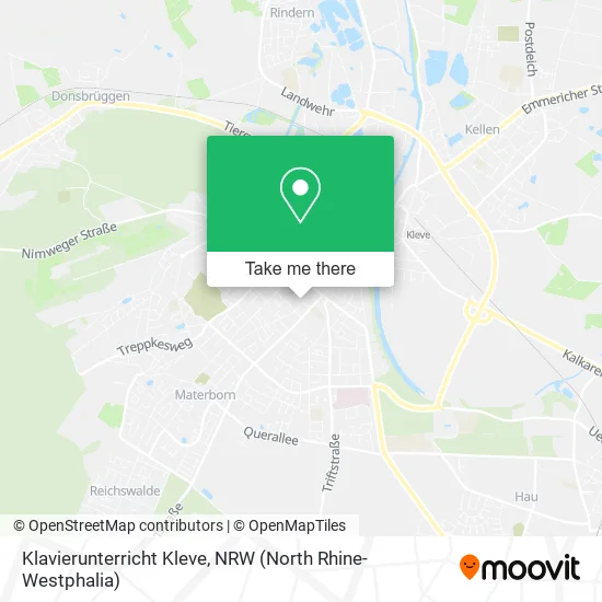 Карта Klavierunterricht Kleve
