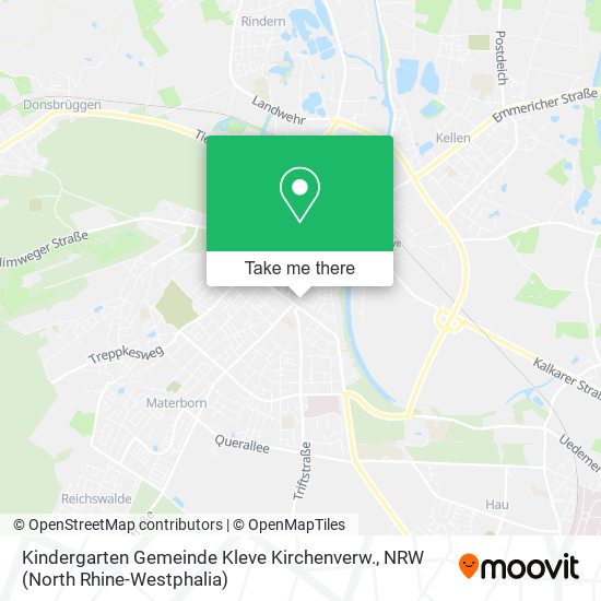 Kindergarten Gemeinde Kleve Kirchenverw. map