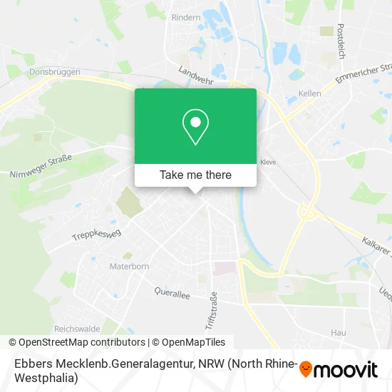 Карта Ebbers Mecklenb.Generalagentur