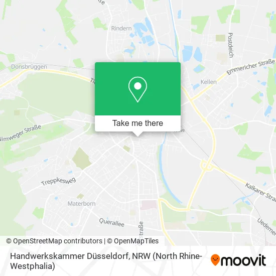 Карта Handwerkskammer Düsseldorf