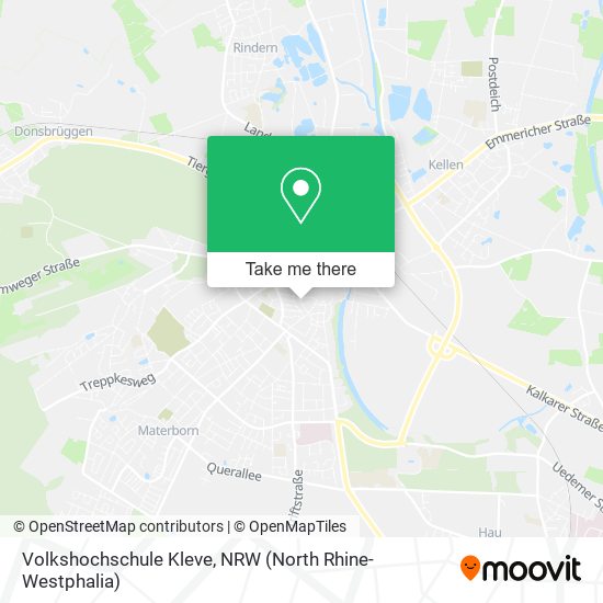 Volkshochschule Kleve map