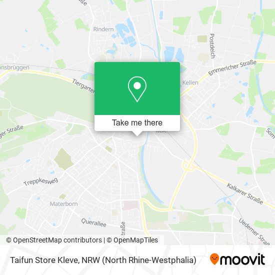 Карта Taifun Store Kleve