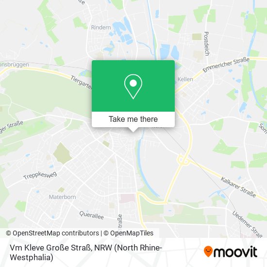Карта Vm Kleve Große Straß
